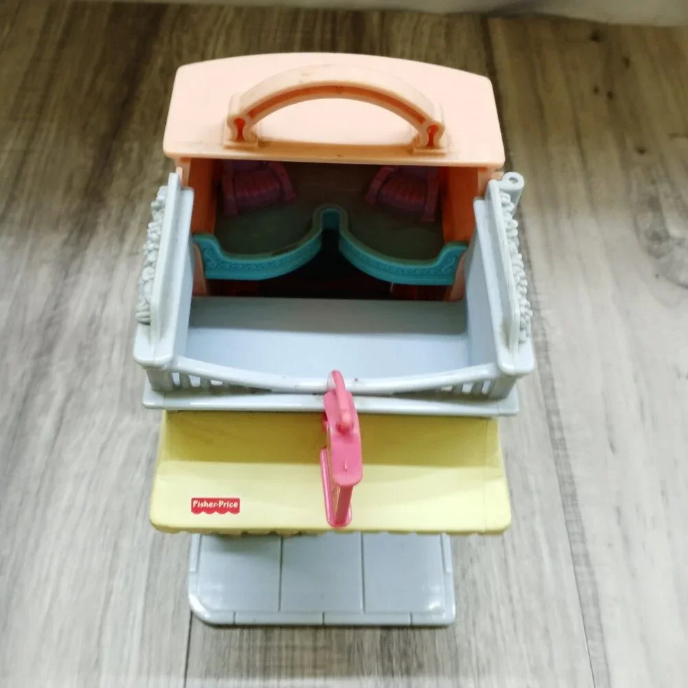 Fisher Price Sweet Streets Doll House Dance Studio Candy Shop 2 in 1
